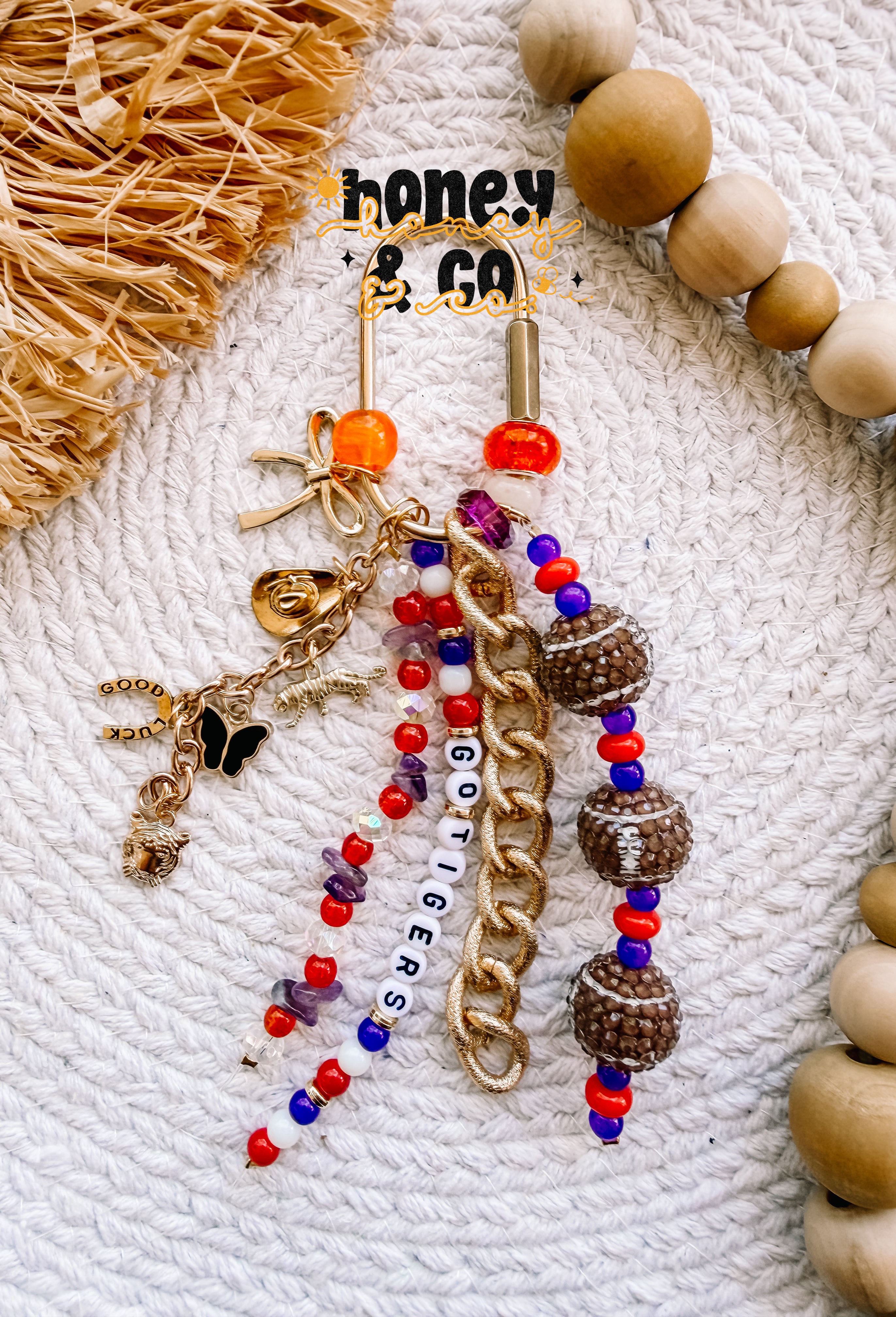 Game Day Glam Bag Charm