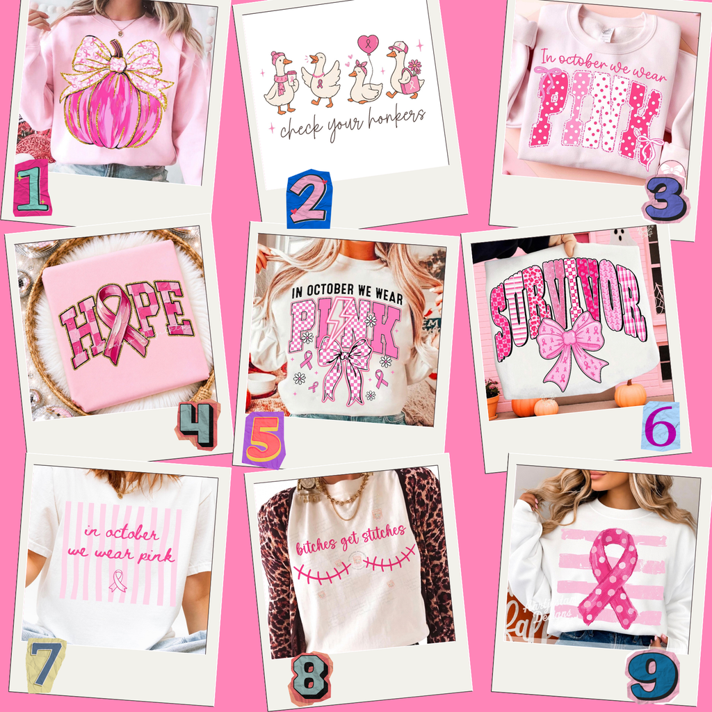 Pinktober Tees Set 2